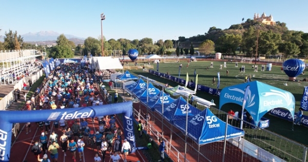 Más de 5 mil asistentes en el Medio Maratón del Día del Papá en San Andrés Cholula