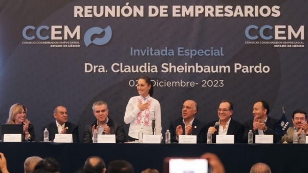 ’’Tenemos que garantizar que la inversión genere bienestar’’, asegura Claudia Sheinbaum ante empresarios y empresarias del Estado de México