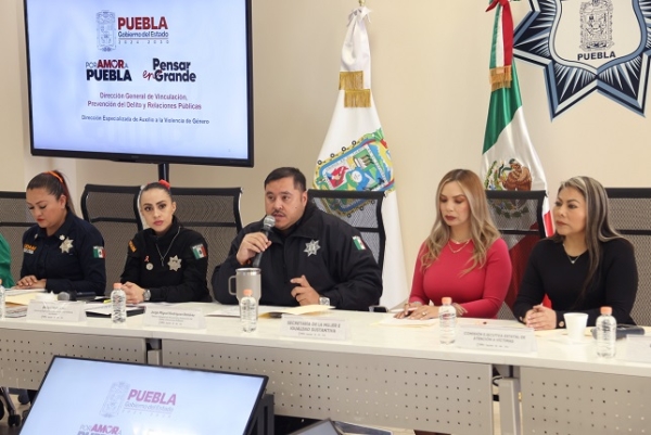 Suma esfuerzos Gobierno Estatal para garantizar seguridad de las mujeres poblanas