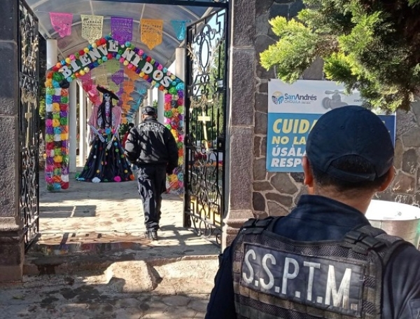 Reporta gobierno de San Andrés Cholula saldo blanco tras celebración de Día de Muertos