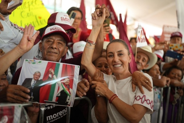 Este 2 de junio la credencial de elector es el arma de la transformación: Claudia Sheinbaum