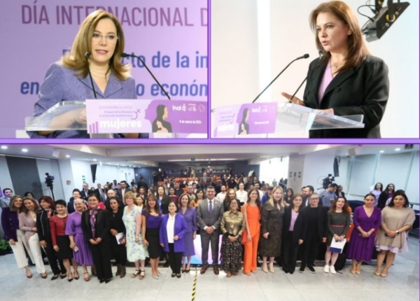 Refrenda INAI su compromiso con la agenda de género y el respeto a los derechos de las mujeres