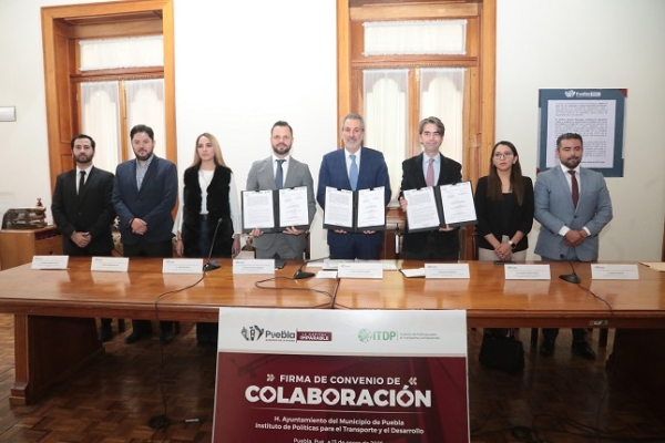 Signa Pepe Chedraui convenio de colaboración con el Instituto de Políticas para el Transporte y el Desarrollo (ITDP)