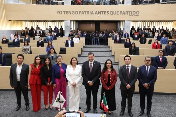 Realizan en el Congreso del Estado “Parlamento Juvenil, el Futuro es Hoy”