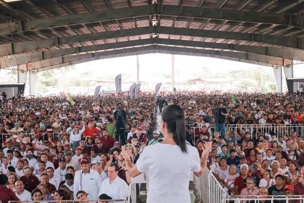 Claudia Sheinbaum garantiza bienestar para todos los yucatecos con la llegada de la transformación