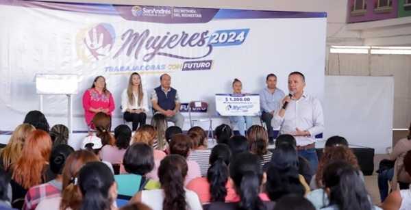 Reactivan entregas del programa “Mujeres Trabajadoras con Futuro”