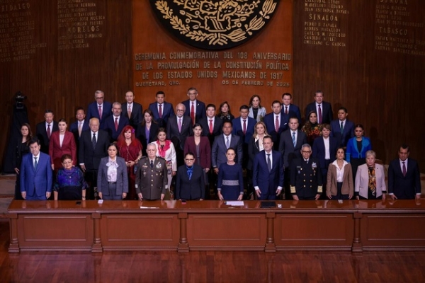 Respalda Gobernador Armenta reformas antireeleccionistas de presidenta Claudia Sheinbaum