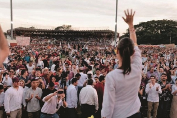 Claudia Sheinbaum llama a militantes y simpatizantes a seguir por el camino de la Transformación