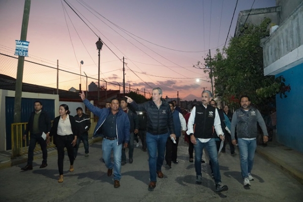 Gobierno de la Ciudad culminó la modernización de luminarias en Santa María Guadalupe Tecola