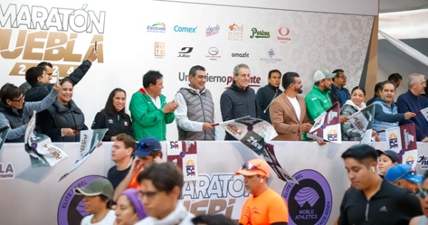 Gracias al impulso del gobierno de Sergio Salomón, “Maratón Puebla” obtiene certificación internacional &quot;Élite 2024&quot;