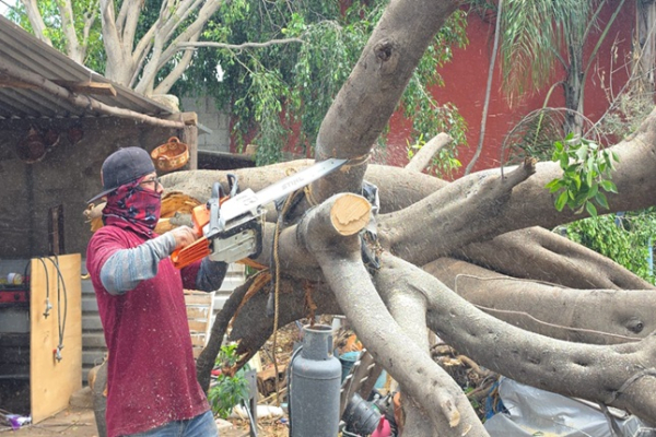 Gobierno de Cuautlancingo mantiene atención a afectaciones derivadas de la lluvia