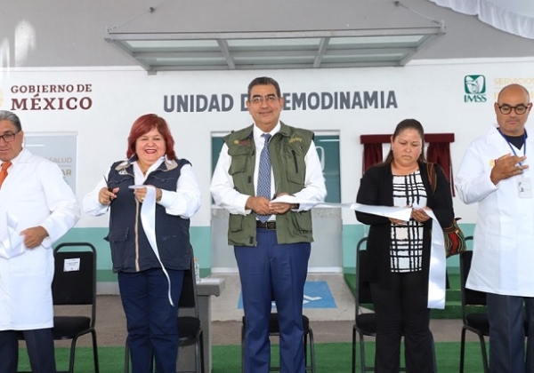 Con sala de hemodinamia, gobierno estatal contribuye a mejorar calidad de vida de poblanos