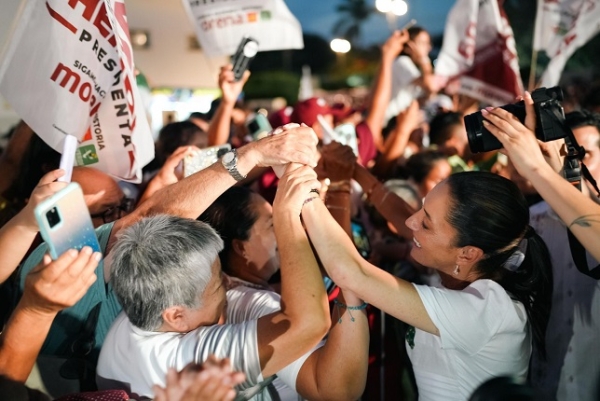 Firman Claudia Sheinbaum, Huacho Díaz y Rommel Pacheco compromiso por una gran Mérida y un Yucatán de bienestar