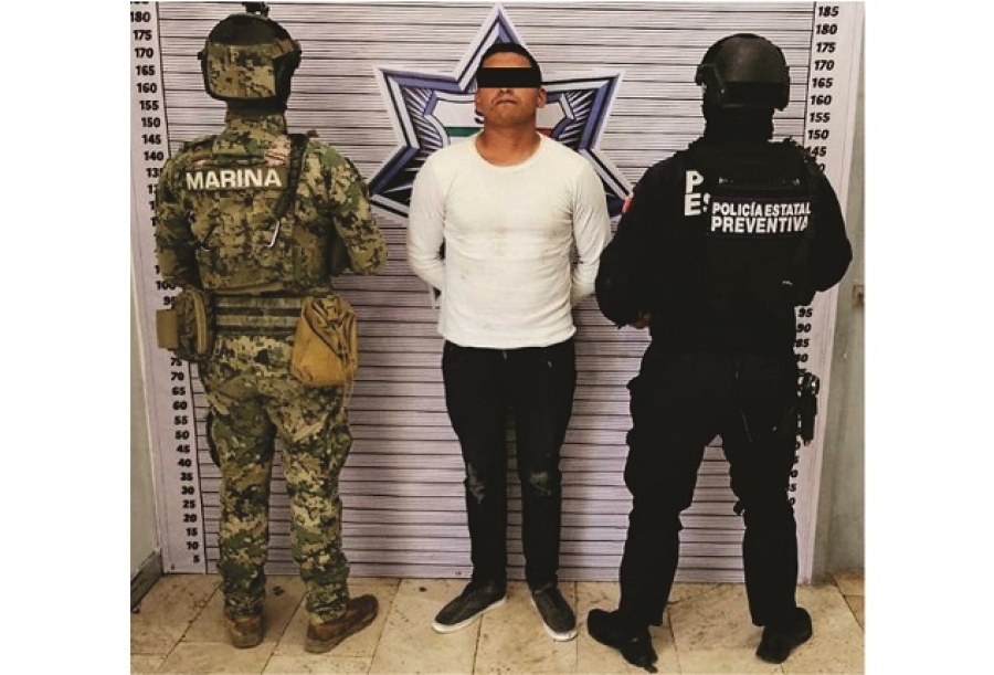 Detienen SSP y SEMAR a “El Rudo”, presunto generador de violencia en Coronango