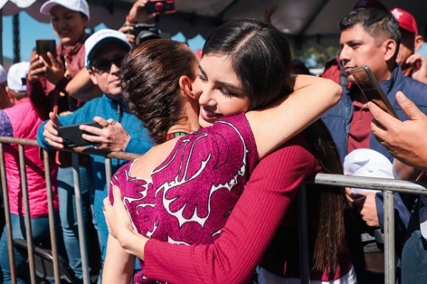 Lo que quiero es que todas las niñas puedan cumplir sus sueños: Desde Nayarit, Claudia Sheinbaum recuerda que con la 4T se busca eliminar la violencia contra las mujere