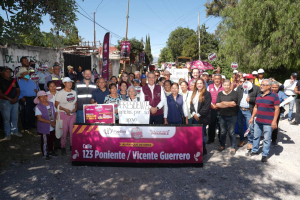 Impulsa Pepe Chedraui pavimentación de vialidades en Guadalupe Hidalgo
