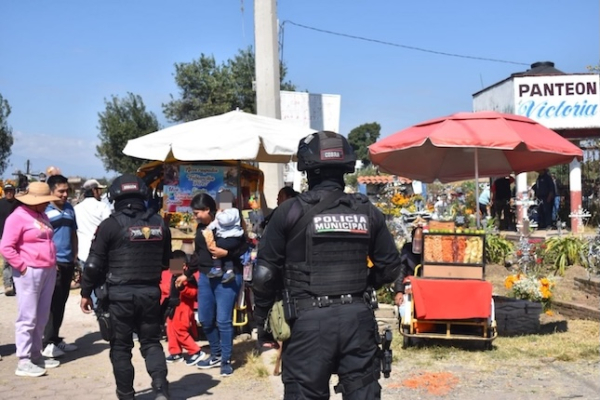 San Pedro Cholula prepara operativo conjunto para las celebraciones de Día de Muertos