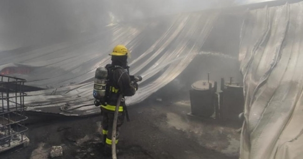 Destaca labor de bomberos de San Andrés Cholula en incendio ocurrido en Atzompa  