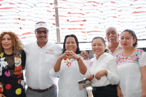 Arranca en Calpan Programa de Fertilizantes para el Bienestar
