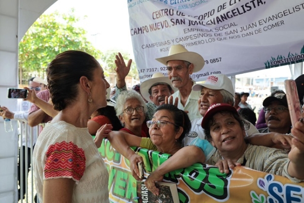 Claudia Sheinbaum plantea continuidad sin traiciones y de la mano del pueblo de México