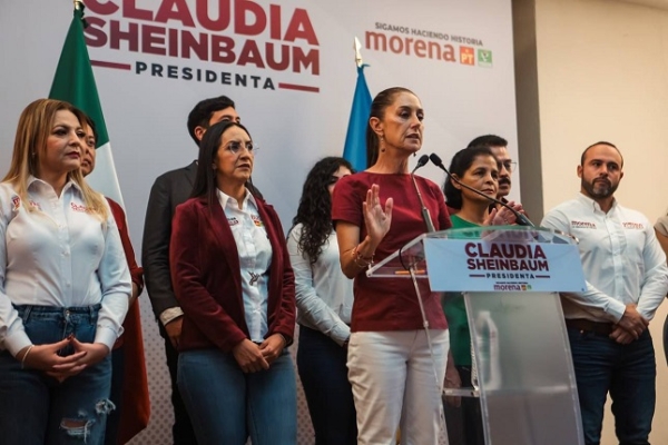 “Vamos a traer paz y seguridad a Jalisco&quot;: Claudia Sheinbaum