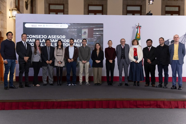 Presenta Claudia Sheinbaum al Consejo Asesor para la Transformación Digital del Sector Salud